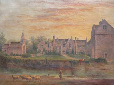 British School - Great Chalfield Manor from the North, at Sunset - 539490 - National Trust