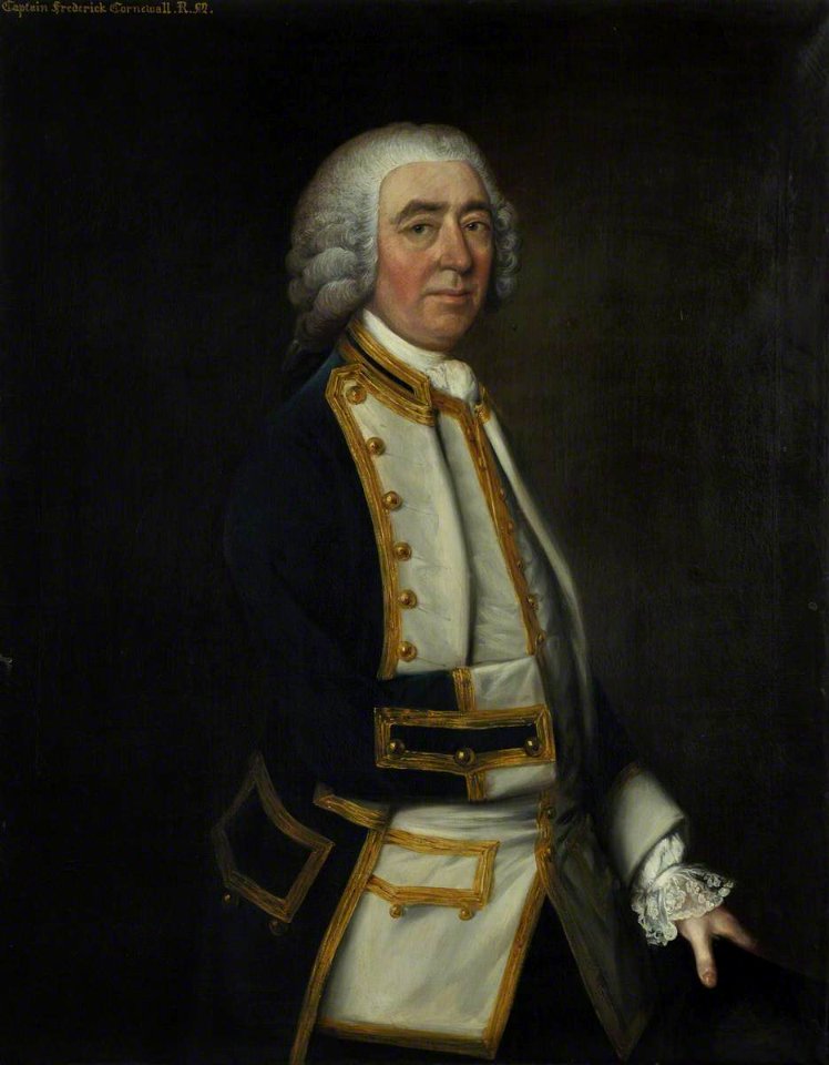British School - Captain Frederick Cornewall (1706–1788) - BHC2633 - Royal Museums Greenwich