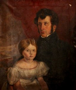 British School - Portrait of a Father and His Daughter - 247640 - National Trust