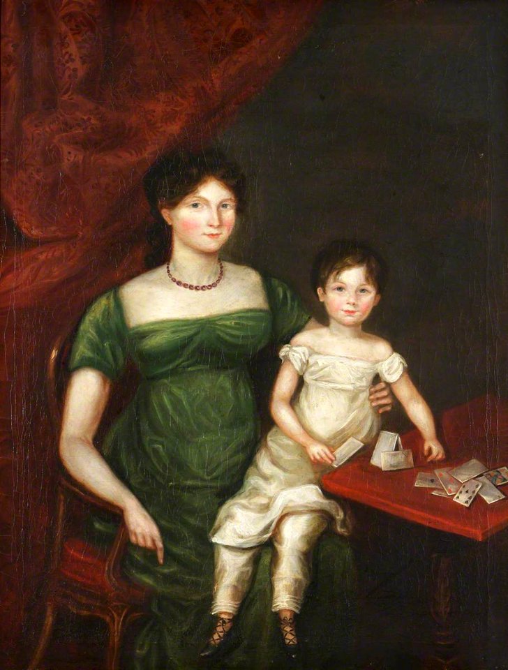 British School - Margaret Holland (1778–1848), Mrs Yorke and Her Son, Simon Yorke III (1811–1894) (^) - 1151304 - National Trust