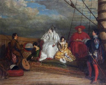 British School - Mary, Queen of Scots, Returning to Scotland from France, Passing the Cliffs of Dover - 1401341 - National Trust