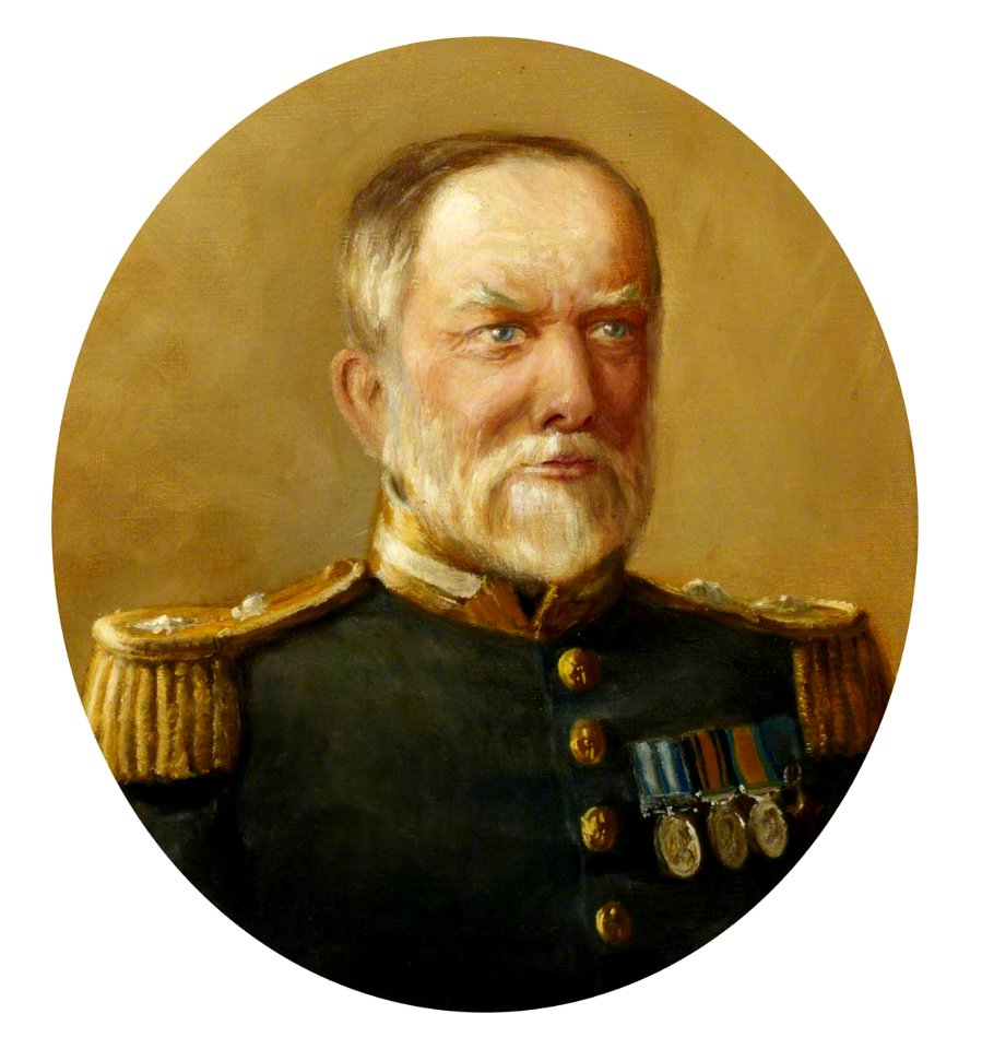 British School - Fleet Paymaster William Evans (c.1835–1903) - BHC2682 - Royal Museums Greenwich