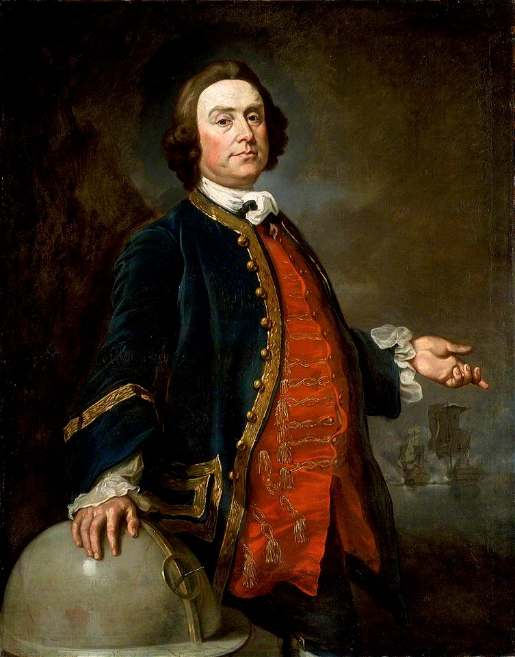 British School - Commodore George Walker (before 1700–1777) - BHC4247 - Royal Museums Greenwich