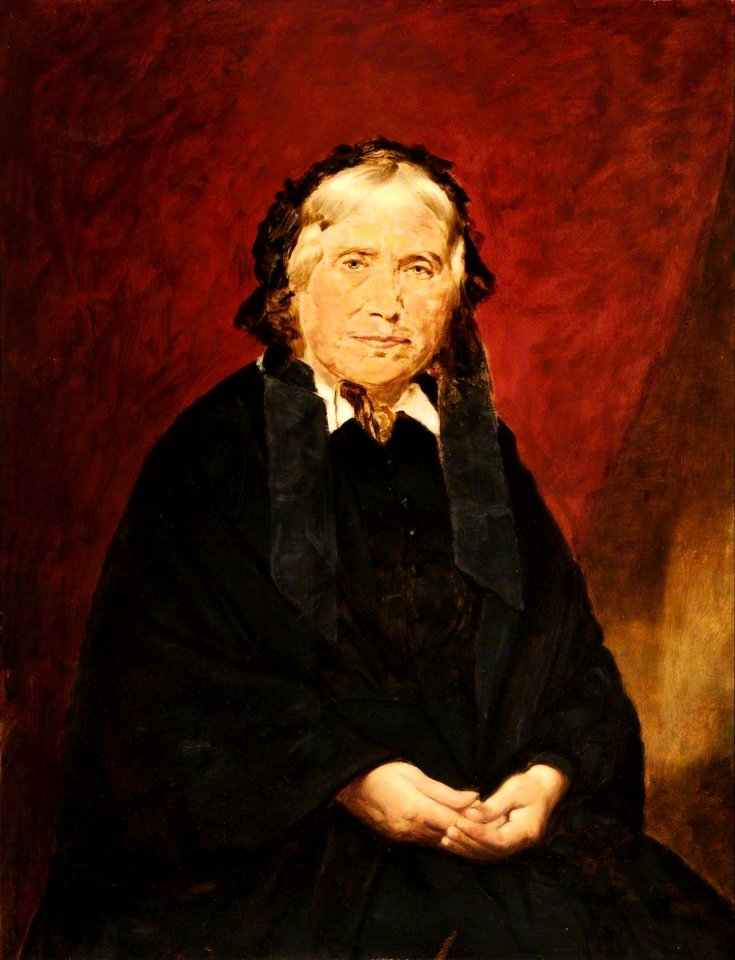 British School - Portrait of an Unknown Old Lady in Black - 1246556 - National Trust