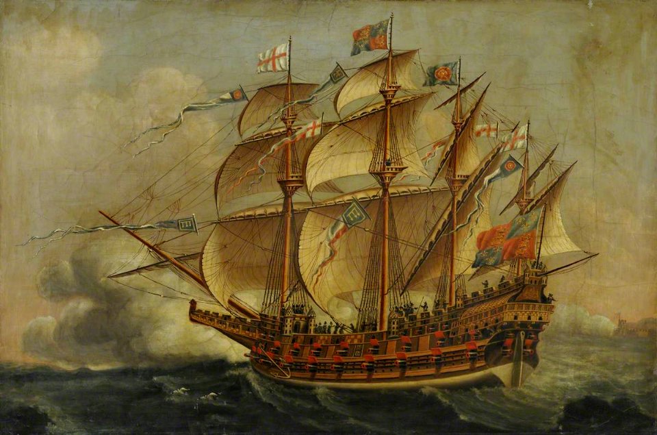 British School - HMS 'Great Harry' - BHC3385 - Royal Museums Greenwich