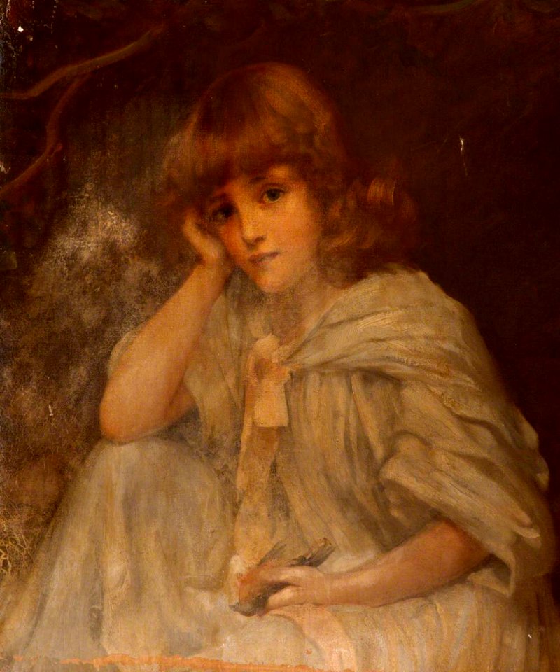 British School - Portrait of a Young Girl - 1357526 - National Trust