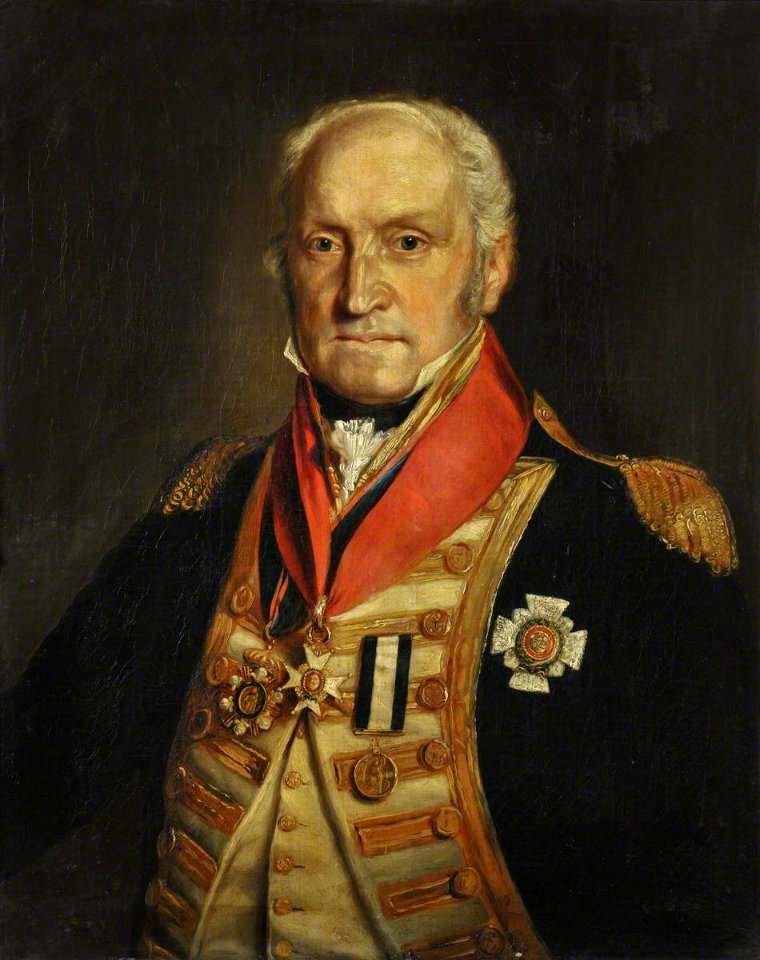 British School - Rear Admiral Sir Benjamin Hallowell Carew (1760–1834) - BHC2599 - Royal Museums Greenwich