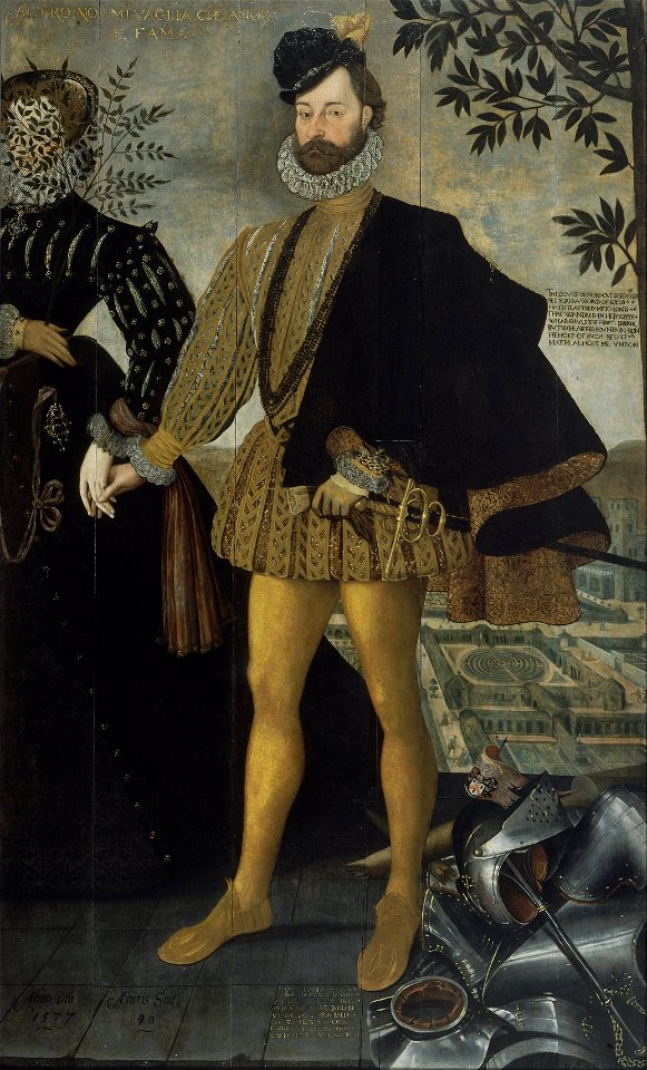 British School - Portrait of George Delves and a Female Companion - Google Art Project