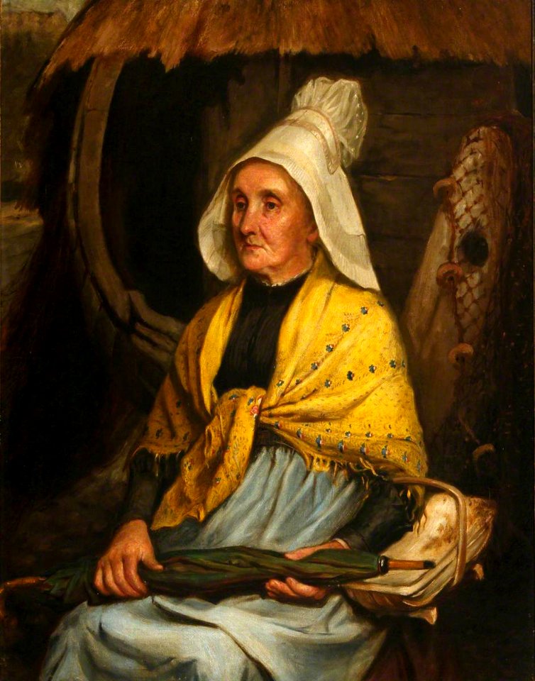 British School - Said to be Florence Nightingale's Housekeeper, Mrs Clarke (but really a Breton Fisherwoman^) - 1446594 - National Trust