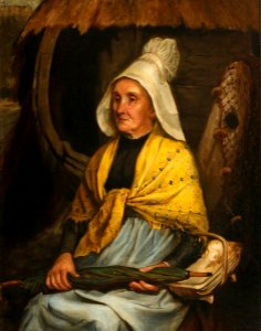 British School - Said to be Florence Nightingale's Housekeeper, Mrs Clarke (but really a Breton Fisherwoman^) - 1446594 - National Trust