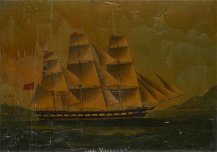 British School - The Barque 'Lord Macaulay' - BHC3456 - Royal Museums Greenwich
