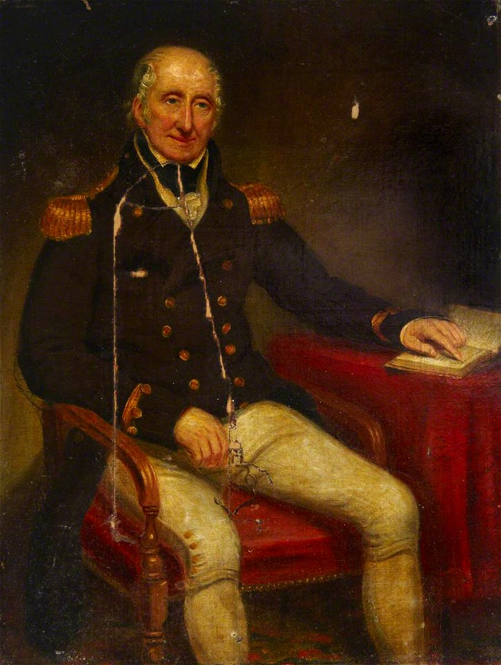 British School - Portrait of a Rear Admiral - BHC3108 - Royal Museums Greenwich