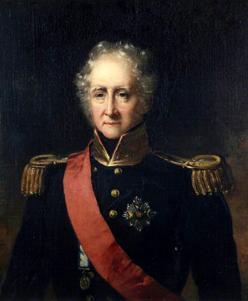 British School - Portrait of an Admiral, c.1830 (possibly Sir James Hawkins Whitshed, 1762–1849, Bt) - BHC4180 - Royal Museums Greenwich