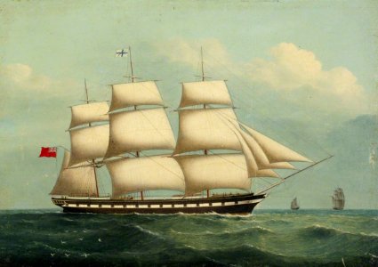 British School - The Ship 'Ellenborough' - BHC3315 - Royal Museums Greenwich