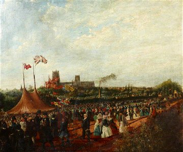 British School - The Opening of a Railway Line at Ely - 515766 - National Trust