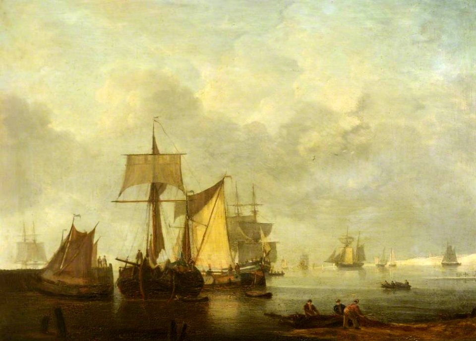 British School - Shipping off the Shore in a Calm - 732170 - National Trust