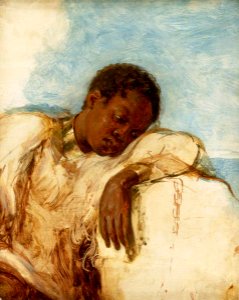 British School - Slave in Chains - ZBA2428 - Royal Museums Greenwich