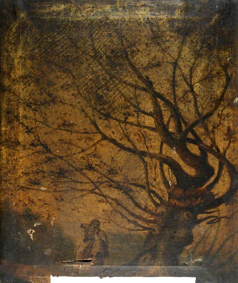 British School - Tree with a Woodman - 1151442 - National Trust