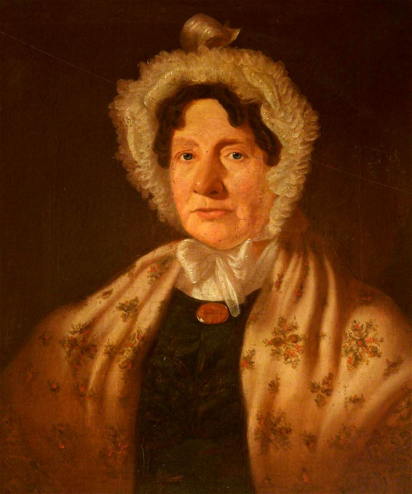 British School - Portrait of an Unknown Lady (called Mrs Brown) - 996501 - National Trust