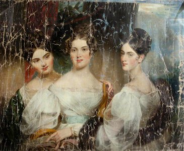British School - The Misses Macdonald (Caroline Sophia Macdonald, d.1887, the Honourable Mrs Charles Cust, Emma Hamil - 355614 - National Trust