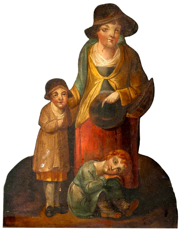 British School - Woman with Two Children - 418831 - National Trust