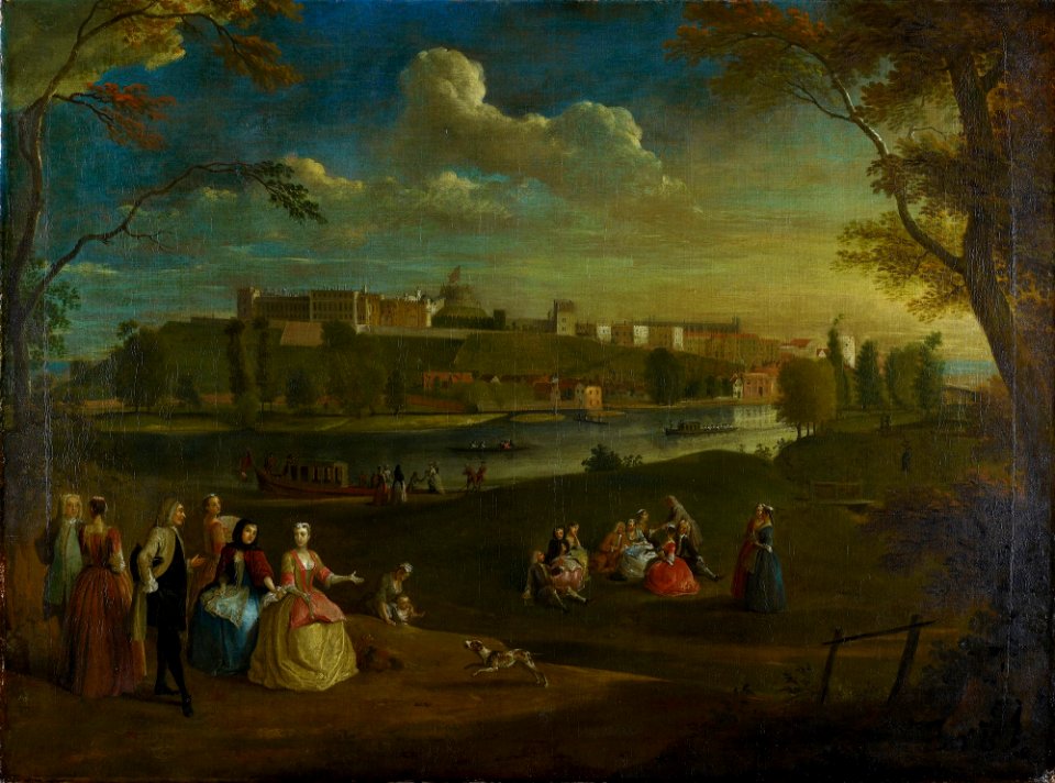 British School, 18th century - A View of Windsor Castle - RCIN 402409 - Royal Collection