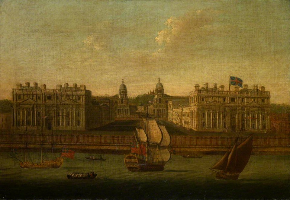 British School - View over Greenwich, c.1750 - BHC3817 - Royal Museums Greenwich