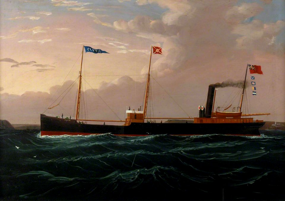 British School - The Steam Collier 'Clytie' - BHC2349 - Royal Museums Greenwich