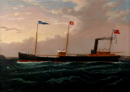 British School - The Steam Collier 'Clytie' - BHC2349 - Royal Museums Greenwich