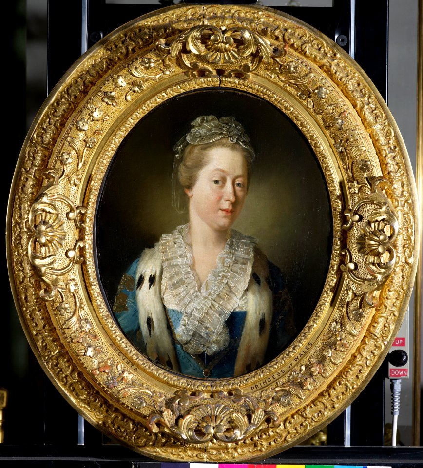 British School, 18th century - Augusta, Princess of Wales (1719-1772) - RCIN 401345 - Royal Collection