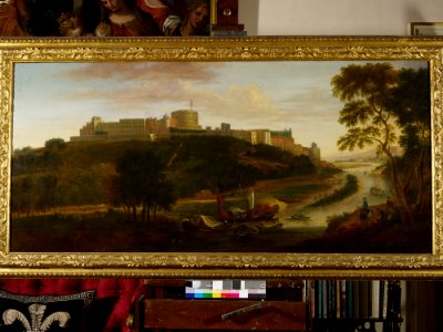 British School, 18th century - A View of Windsor Castle - RCIN 407220 - Royal Collection