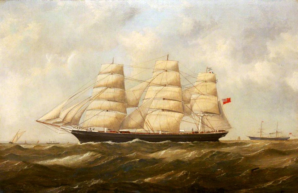 British School - The Ship 'Hallowe'en' - BHC3388 - Royal Museums Greenwich
