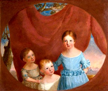 British School - Three of the Children of Israel Jehoida Joyce, Julia (b.1838), Later Mrs Bartlet, Thomas Davis (1841–1906-1909), and Joiada Charles (1845–1878) (^) - 106703 - National Trust