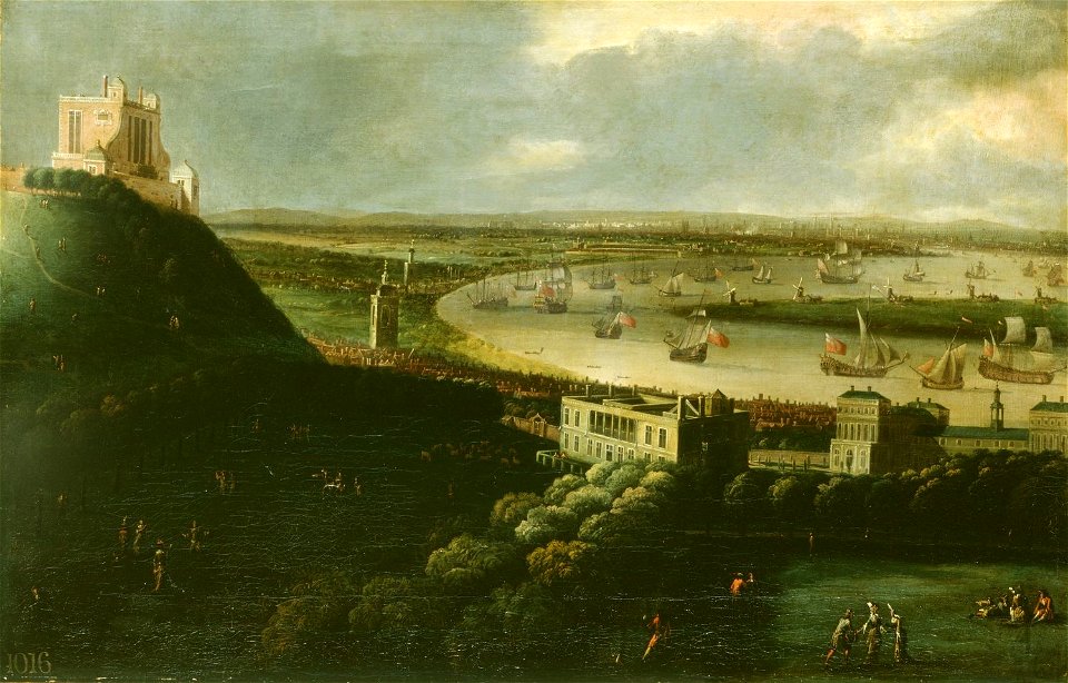 British School, 17th century - A View of Greenwich - RCIN 402654 - Royal Collection