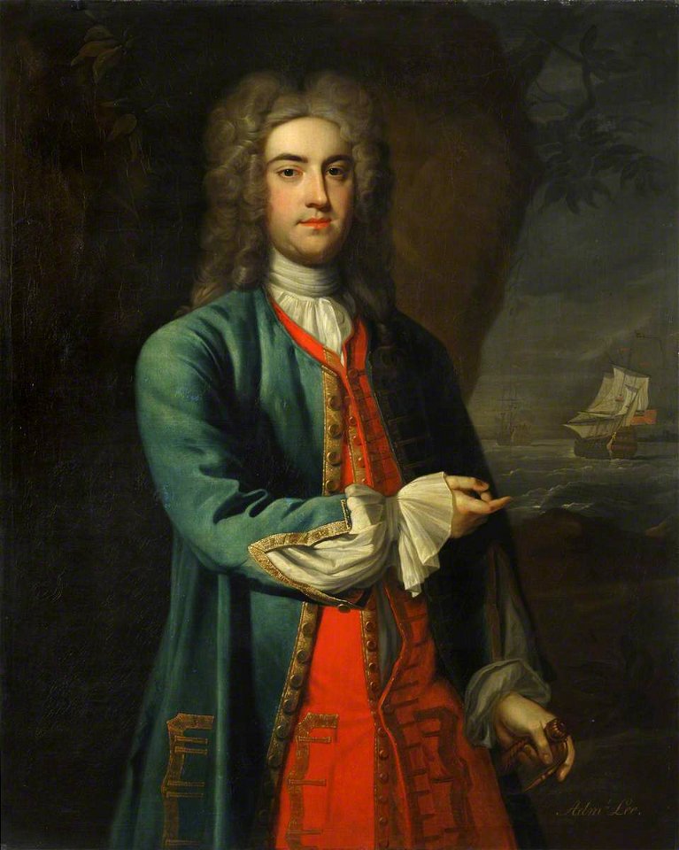 British School - Vice-Admiral Fitzroy Henry Lee (1699–1750) - BHC2838 - Royal Museums Greenwich