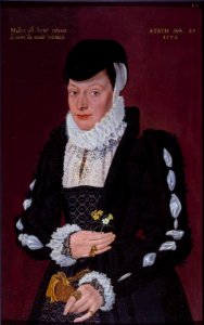 British School Portrait of a Lady 1576