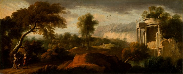 British School, late 17th century - Figures in a Landscape - RCIN 404374 - Royal Collection