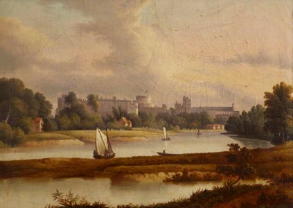 British School - View of Windsor Castle from the River - 515586 - National Trust