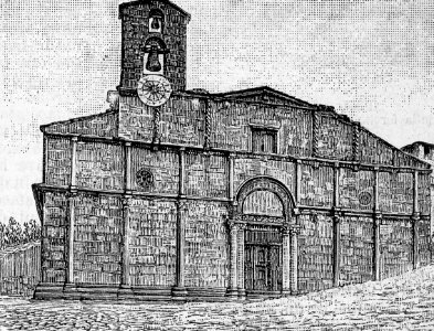 Chiesa di Bazzano (xilografia)