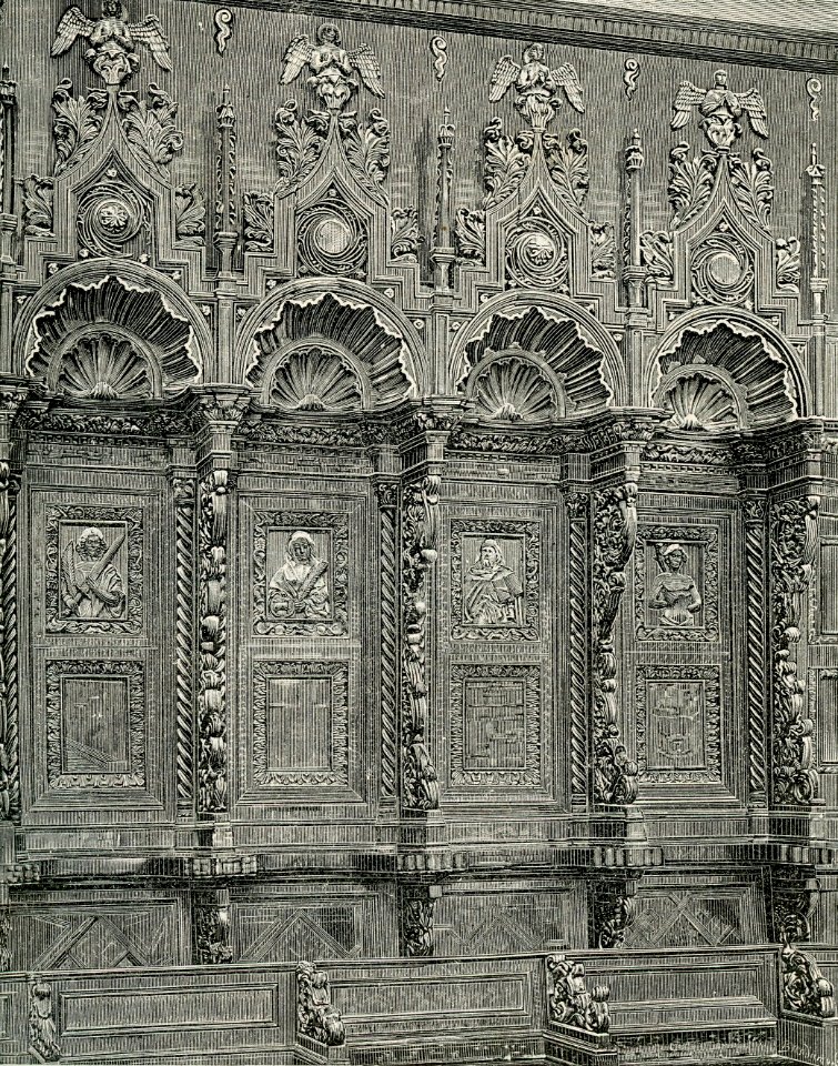 Chiesa di S Maria dei Frari dettaglio del Coro