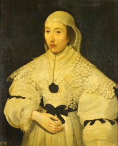 British School, 17th century - Portrait of a Woman - RCIN 406093 - Royal Collection
