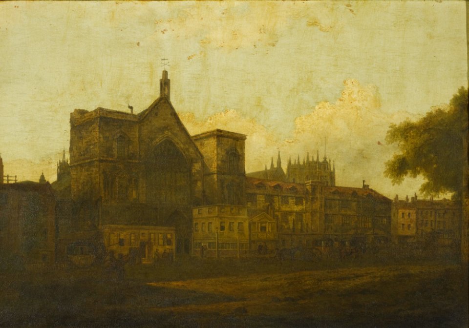 British School, 18th century - A View of Westminster Hall - RCIN 406591 - Royal Collection