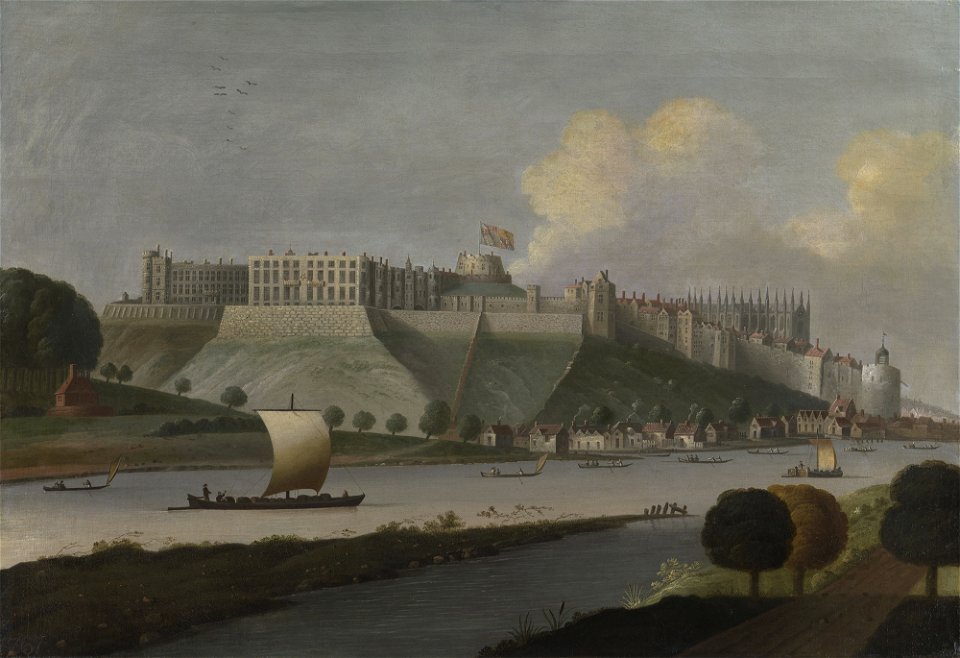 British School, late 17th century - A View of Windsor Castle - RCIN 406895 - Royal Collection