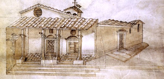 Chiesa di santa maria a ripalta di pistoia, disegno del 1582