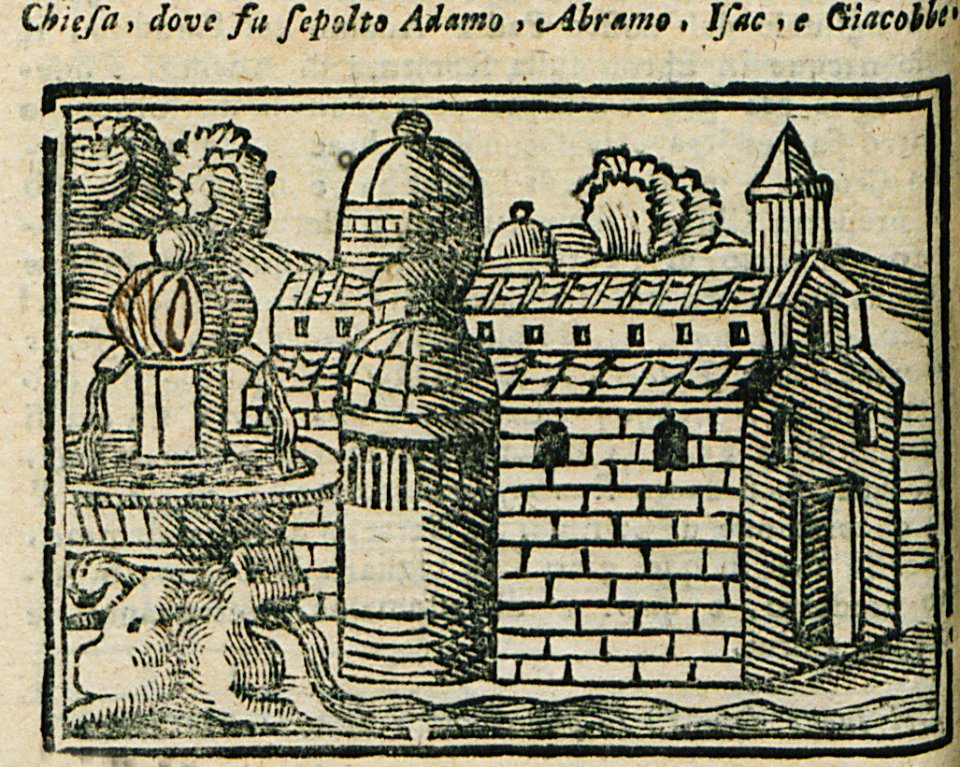 Chiesa dove fu sepolto Adamo, Abramo, Isac, e Giacobbe - Bianco Noe - 1600