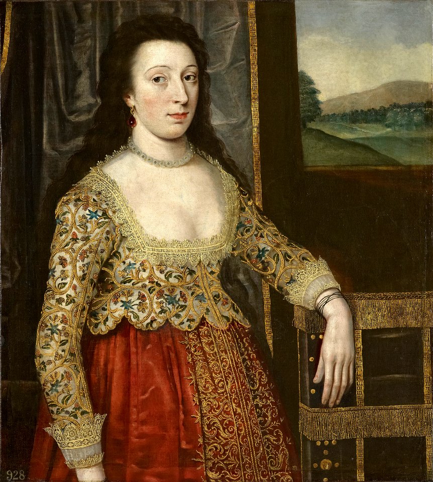 British School, 17th century - Portrait of a Woman - RCIN 406064 - Royal Collection