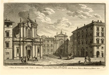 Chiesa di S. Caterina della Ruota - Plate 111 - Giuseppe Vasi