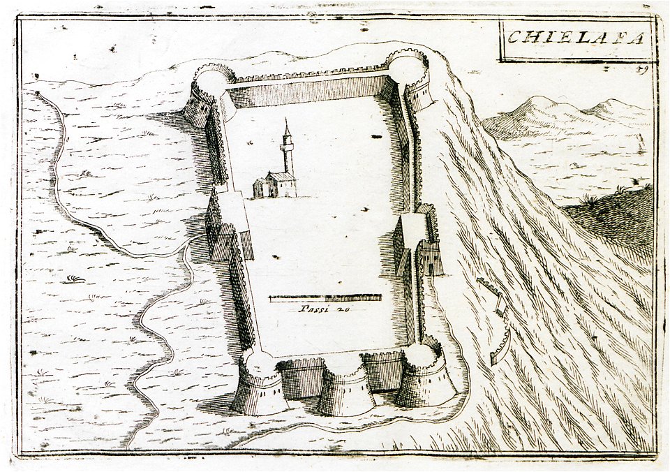 Chielafa - Coronelli Vincenzo Maria - 1708
