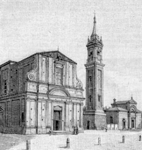 Chiesa parrocchiale di Renazzo (xilografia)