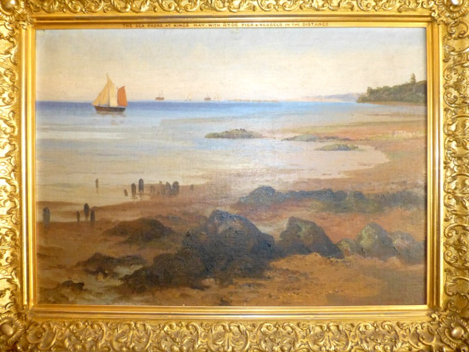British School, 19th century - Seashore View of King's Quay - RCIN 400619 - Royal Collection